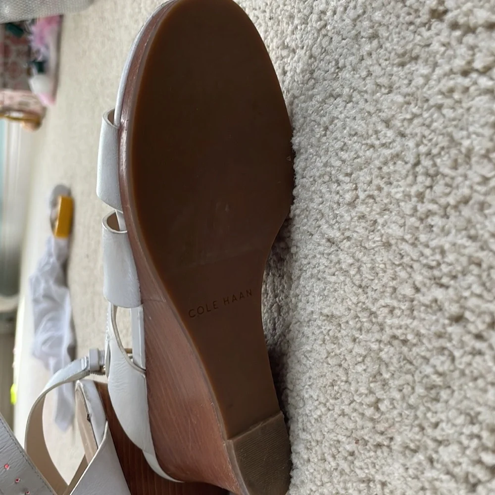 White Cole Haan wedges - Picture 3 of 5